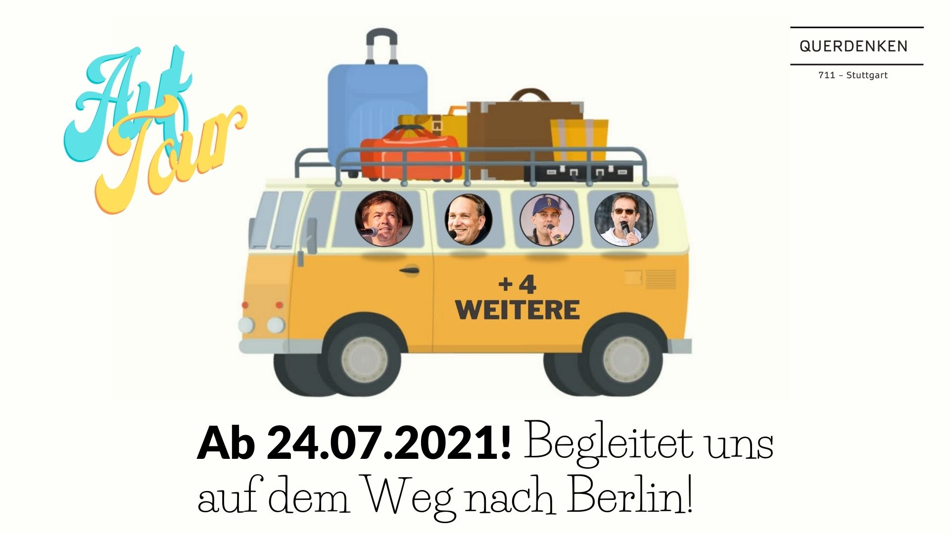 Ab 24.07.2021 - 8 Busse auf dem Weg nach Berlin!